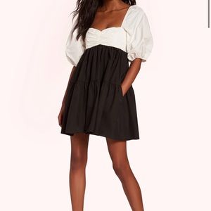 Amanda Uprichard Hunnie Dress Puff Sleeve XSmall Rodeo Western